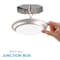 Luxrite 6 Inch LED Disk Light 5CCT 2700K-5000K 12.5W 1000LM Dimmable Damp Rated Brushed Nickel, 4PK LR23873-4PK - alternate 4